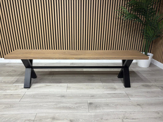 Furniture Village SATURN Solid Oak 180cm Dining Bench - RRP £359