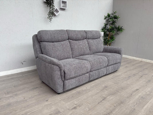 Furniture Village - ORLANDO Fabric 3 Seater Sofa, Anivia Brown - RRP £1,895