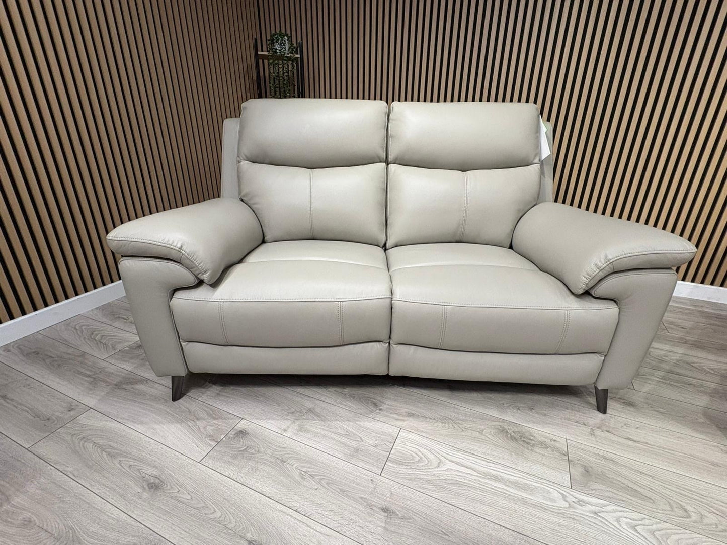 Furniture Village PANACHE Style Leather 3 + 2 Seater Power Recliner Sofa Set
