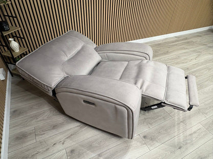 DFS - EXCALIBUR Fabric Power Recliner Armchair - RRP £1,299