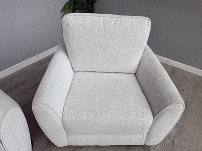 DFS Elana Fabric 3 Seater Sofa and Armchair Set RRP £1298