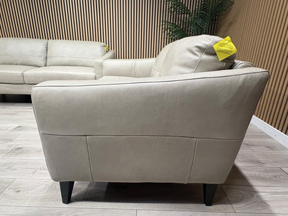 John Lewis BAILEY Style 3 Seater + 2 Seater Leather Sofa Set RRP £3978