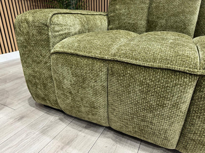 PARIS Fabric 3 Seater + 2 Seater Sofa Set, Olive - RRP £2,578