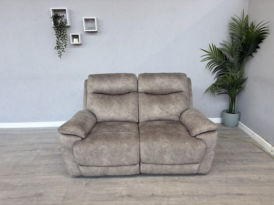 Furniture Village SLOANE Fabric 2 Seater Power Recliner Sofa - RRP £945
