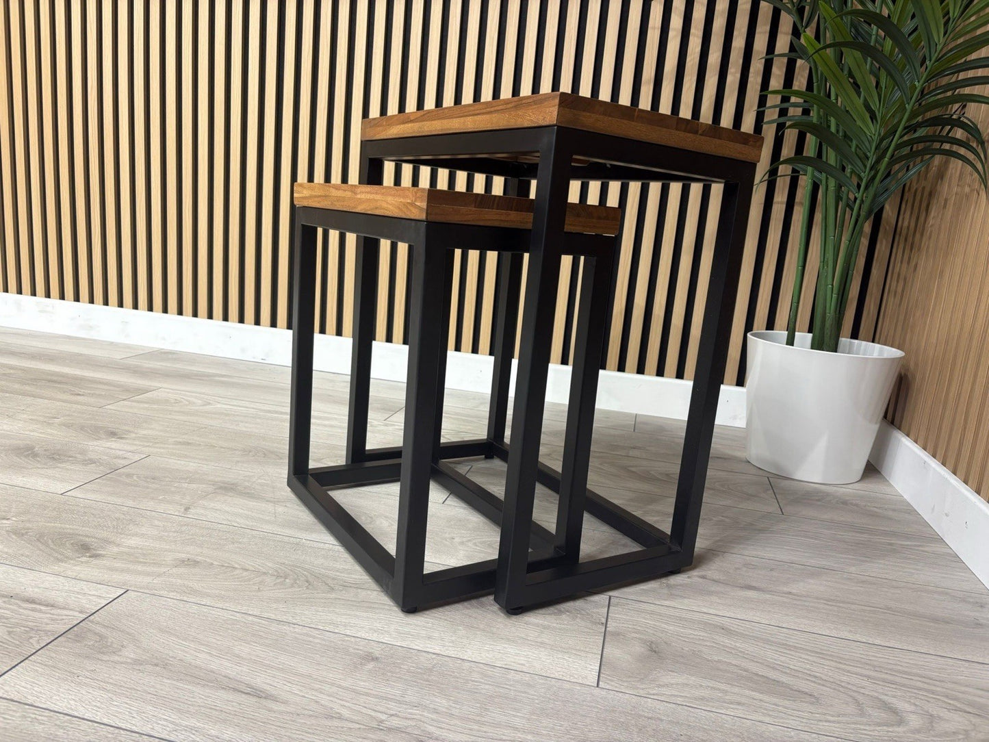 NEXT Sample - New Bronx nest of two tables - RRP: £269