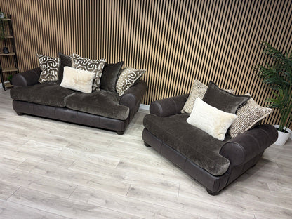 Viscount Fabric 3 Seater Sofa + Love Chair Set - RRP £3898 (PRE ORDER 6-8 WEEKS)