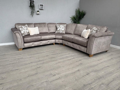 Furniture Village - Aura Large Classic Back Corner Sofa RRP - £3795