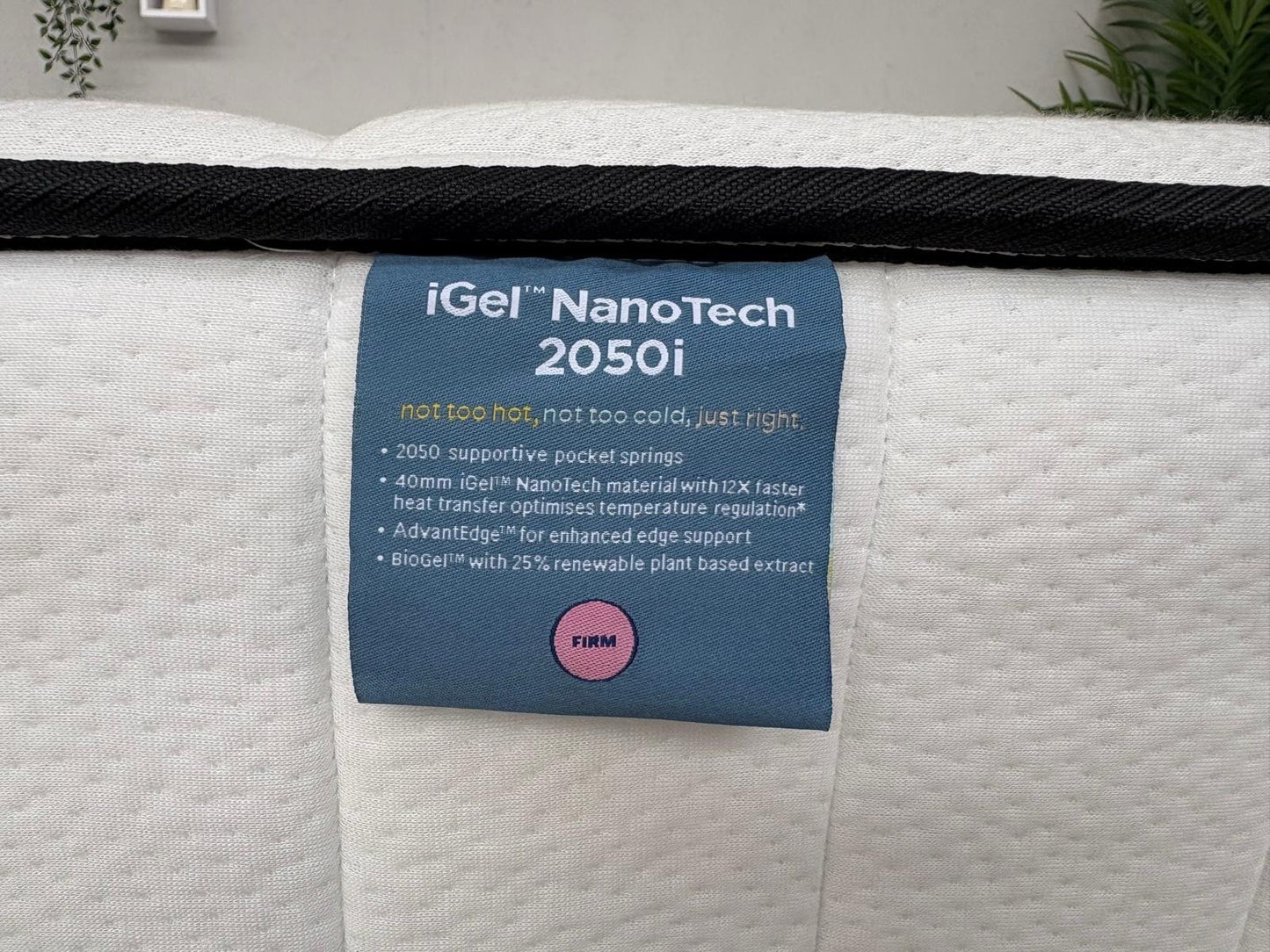 IGEL Nanotech 2050i 6ft Superking Mattress, Firm - RRP £1,649