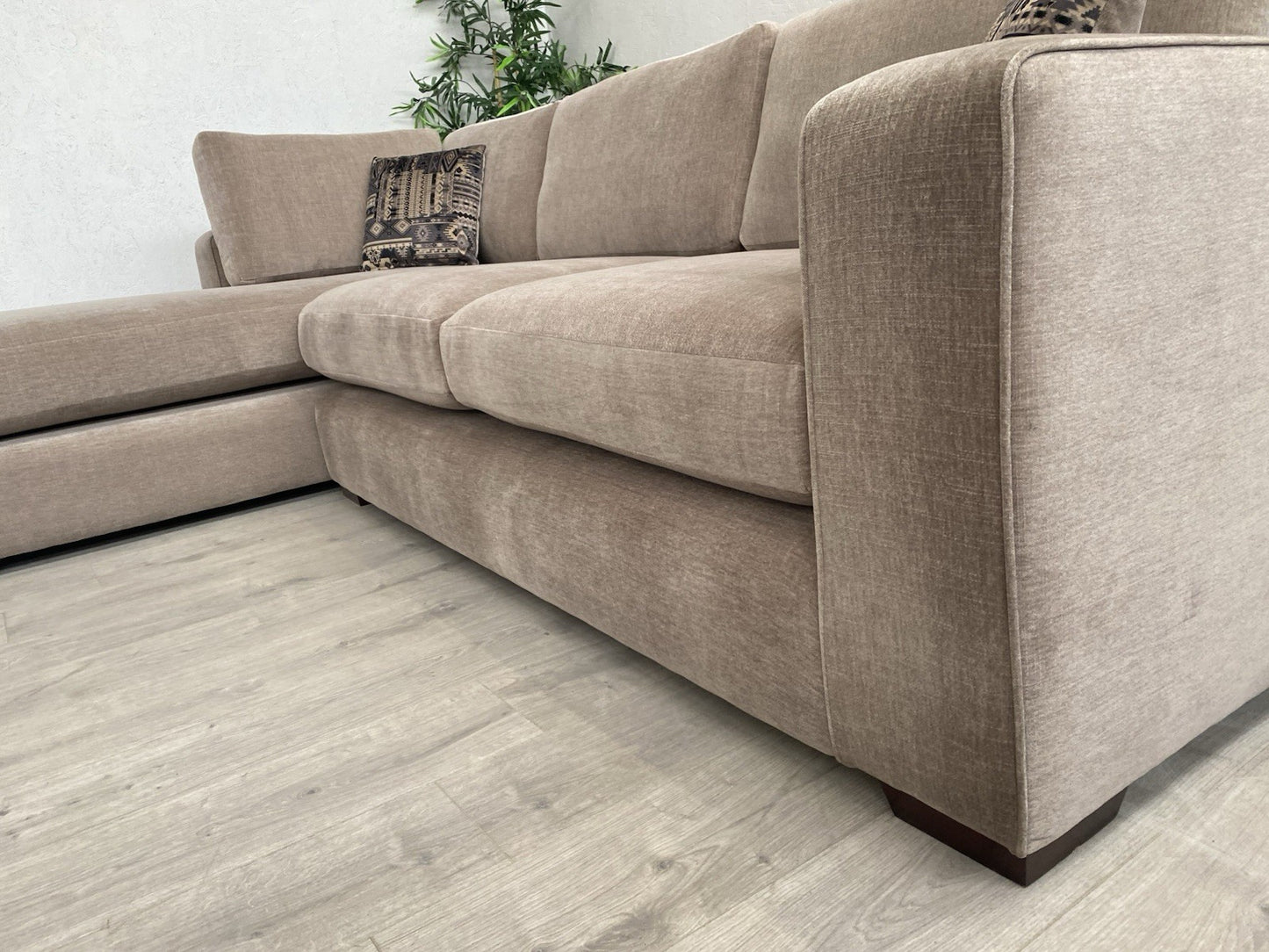DFS - LAMBOURN Style Fabric LHF Large Chaise Corner Sofa - RRP £2,999