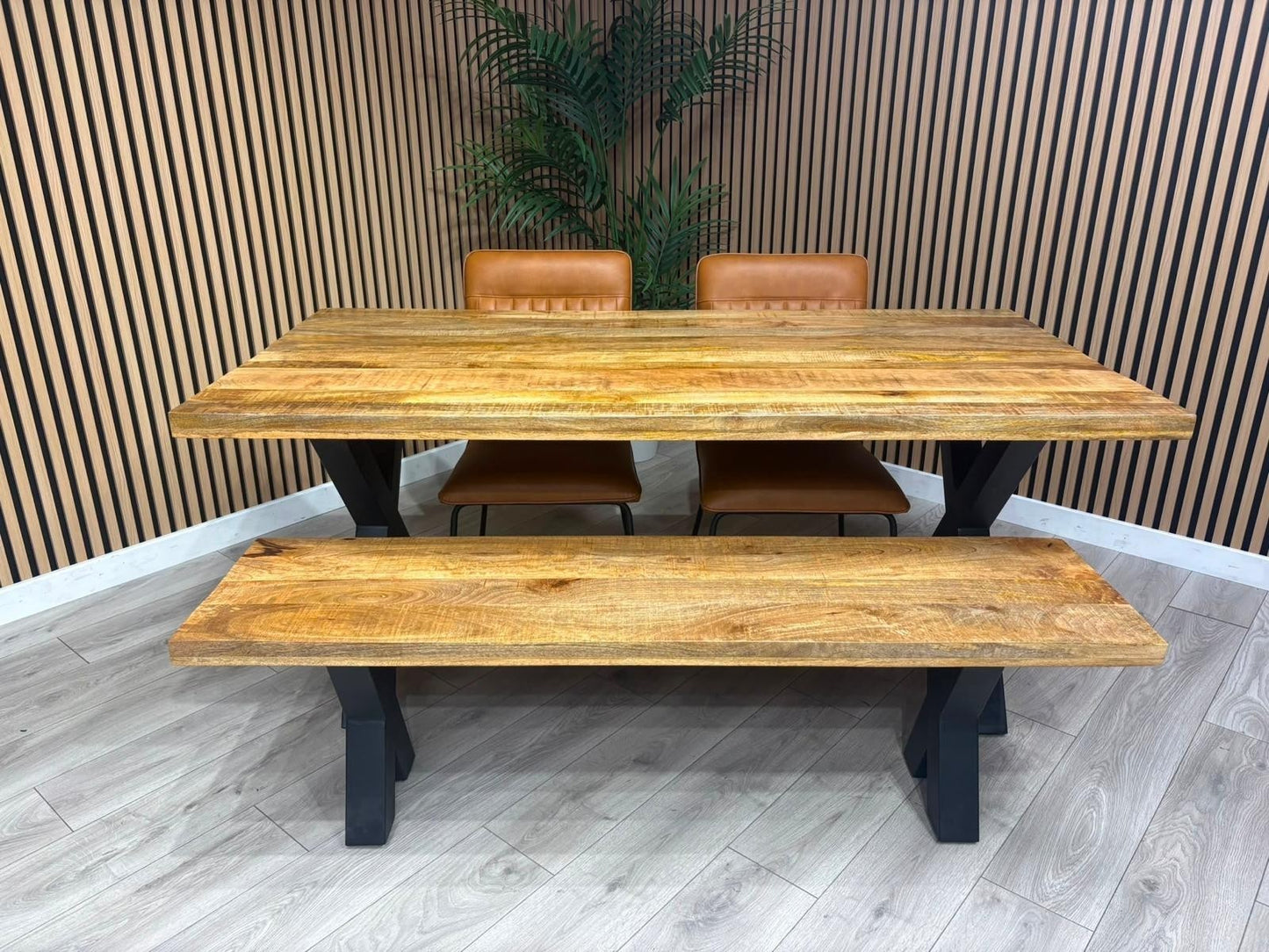 Next Sample - Cuba Mango Wood Dining Set, Different Combinations Available