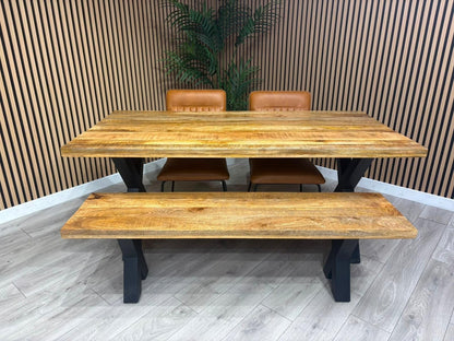 Next Sample - Cuba Mango Wood Dining Set, Different Combinations Available