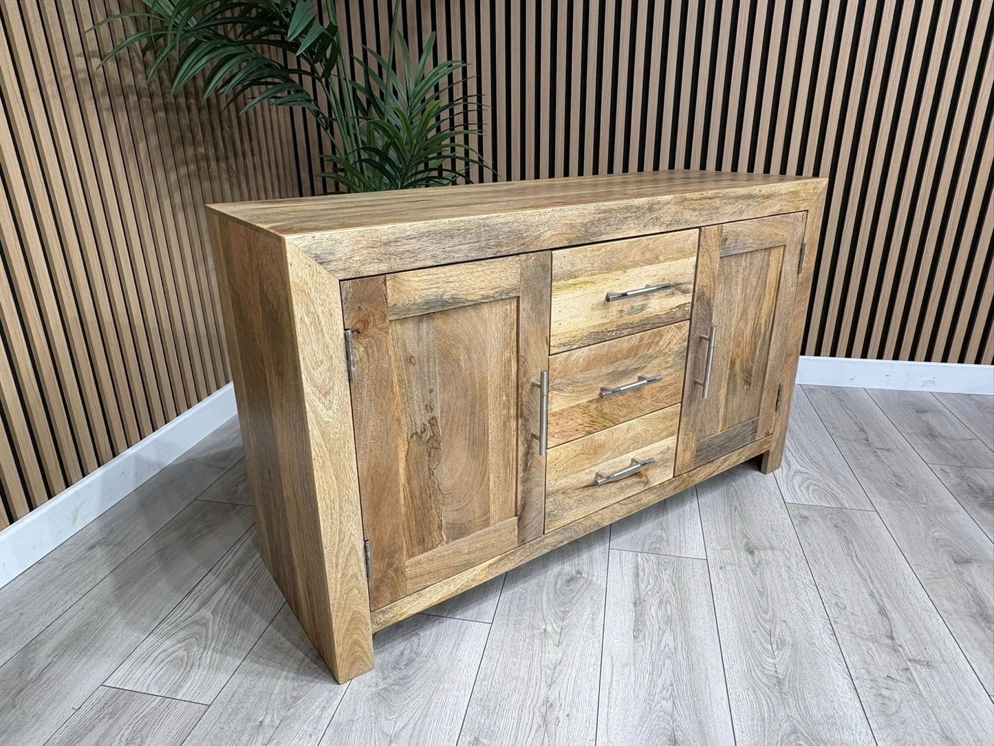 NEXT Sample - Cuba Mango Wood 2 Door 3 Drawer Sideboard - RRP: £1095
