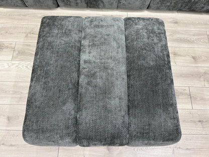 Taskers KIRWIN Large Fabric 3 Seater Sofa + Footstool - RRP £2,999