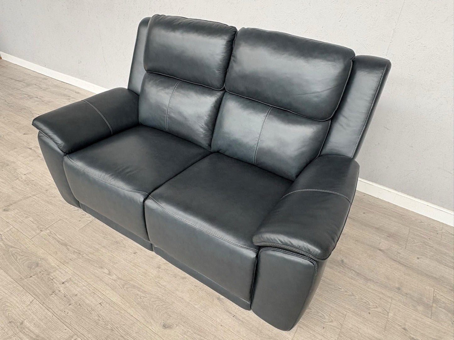 Furniture Village UTAH Leather 2 Seater Power Recliner, Lumbar Sofa - RRP £2,195