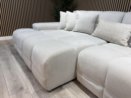 EVE CLOUD Large Fabric 3 Seater LHF/RHF Chaise Corner Sofa - RRP £2,299