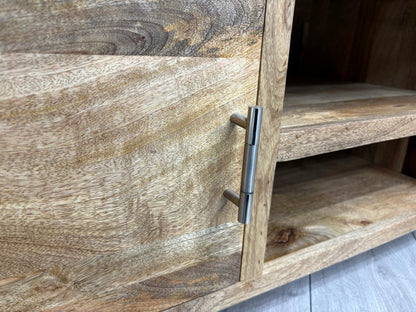 NEXT Sample - Cuba Mango Wood Plasma TV Cabinet - RRP: £895