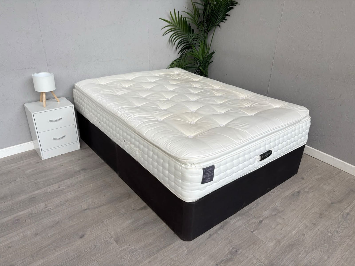 Staples Bespoke Pure UTOPIA Pillowtop 5ft Kingsize Mattress, Medium - RRP £1,699