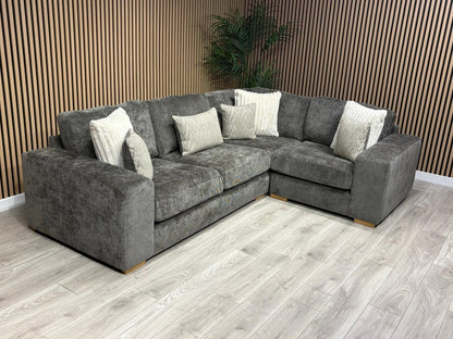 DFS Sample Pandora Fabric RHF 2c1 Corner Sofa RRP: £3295