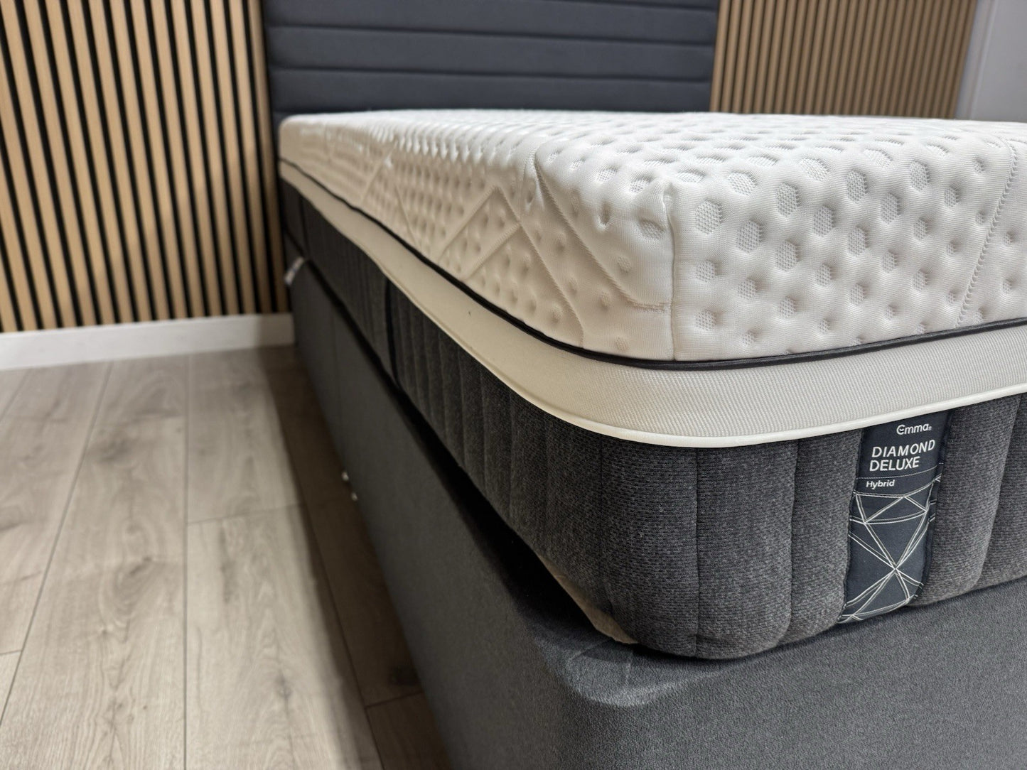 EMMA - Diamond Deluxe Spring Free 4ft 6 Double Mattress - RRP £1,999