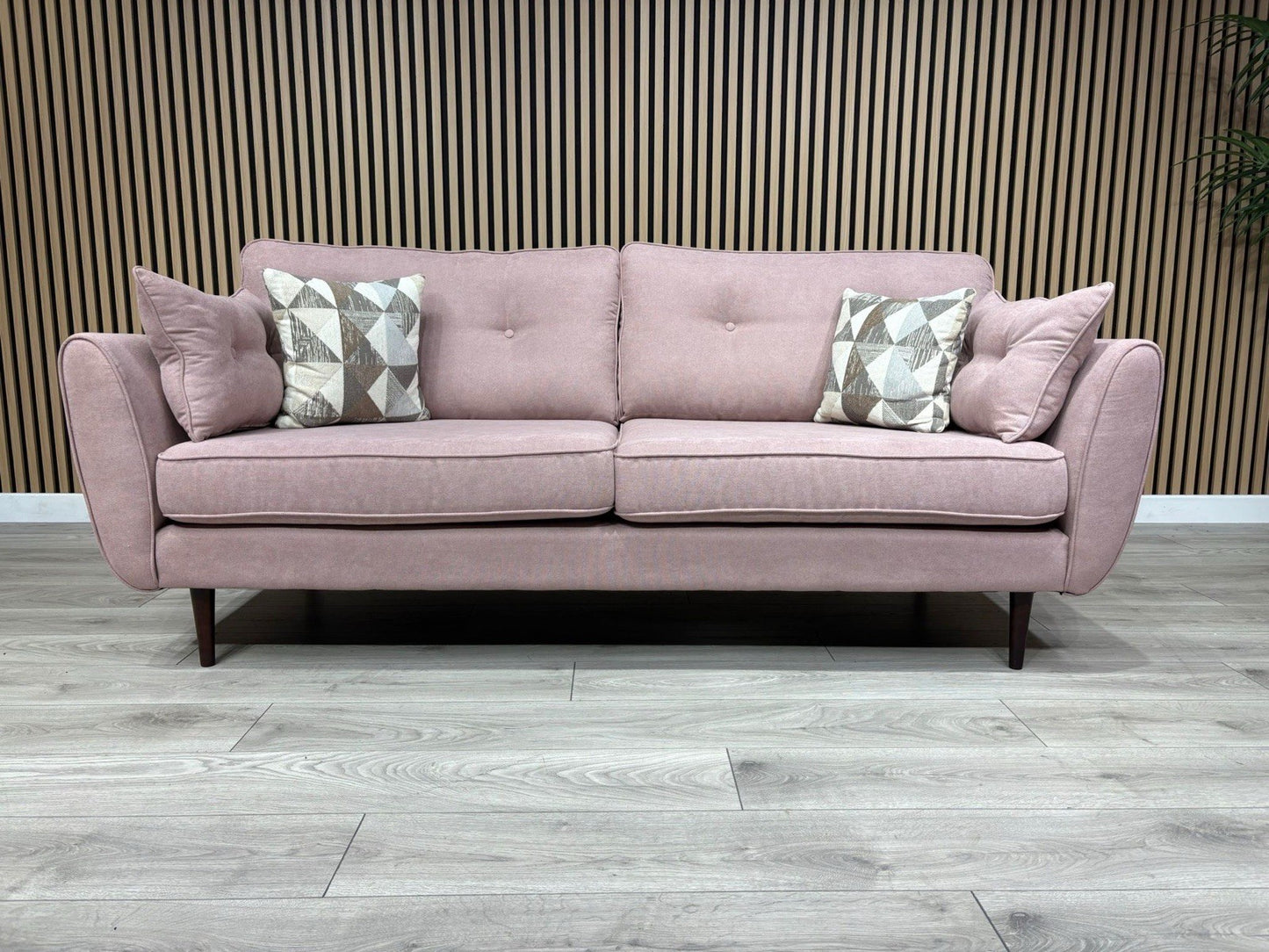 DFS Zinc Fabric 3 Seater Sofa RRP £879