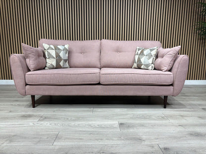 DFS Zinc Fabric 3 Seater Sofa RRP £879