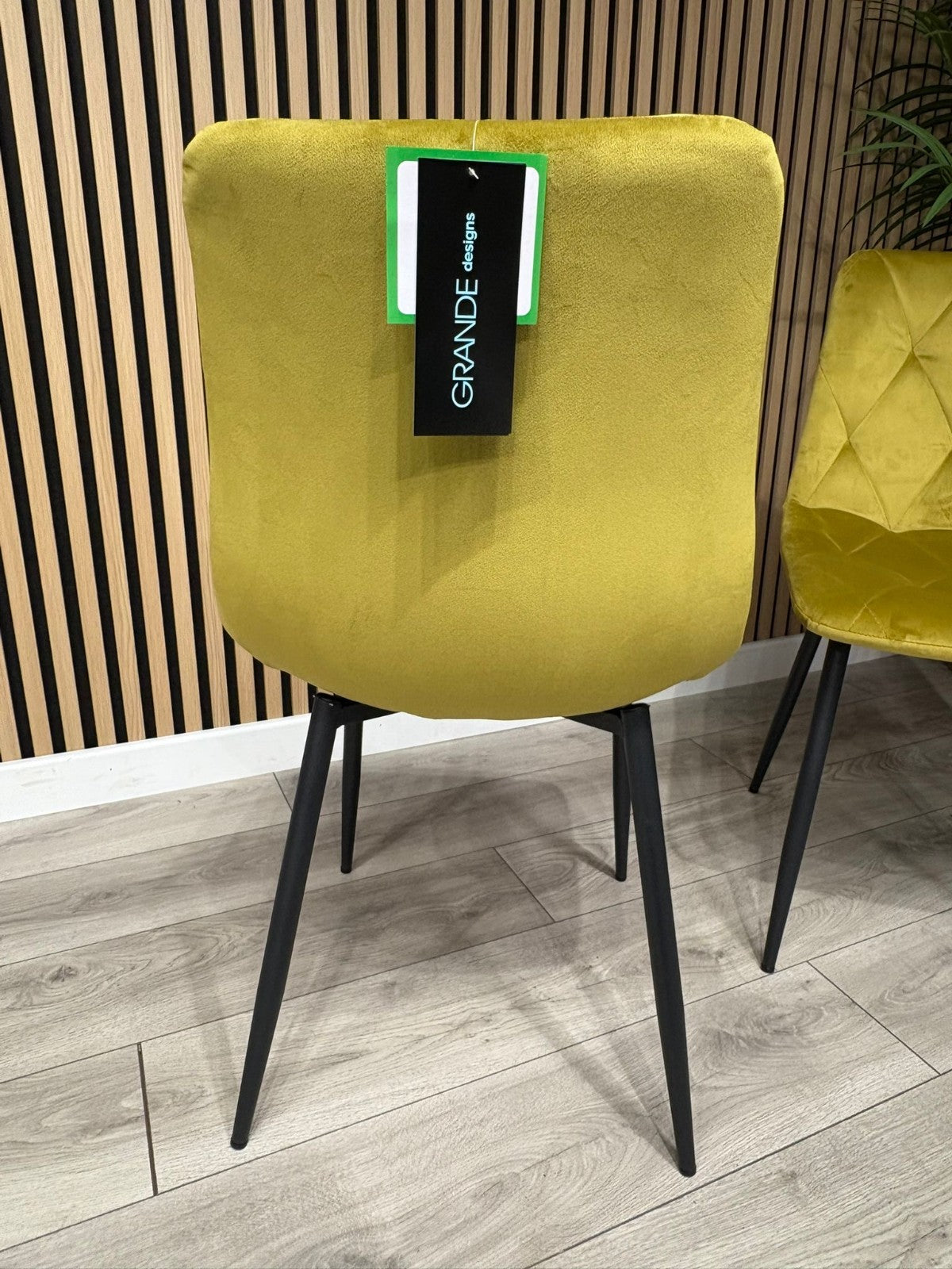 NEXT Sample - Brushed velvet dining chair