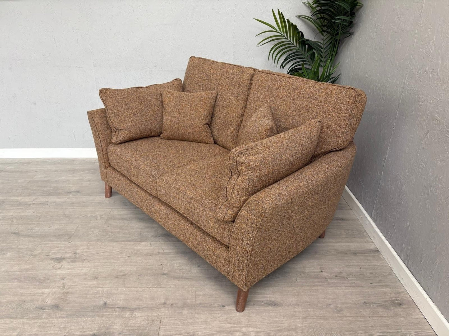 Westbridge DIXIE Small Fabric 2 Seater Sofa, Ochre - RRP £1,899