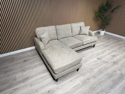 Laura Ashley LYNDEN Style Fabric 3 Seater LHF Chaise Corner Sofa - RRP £2625