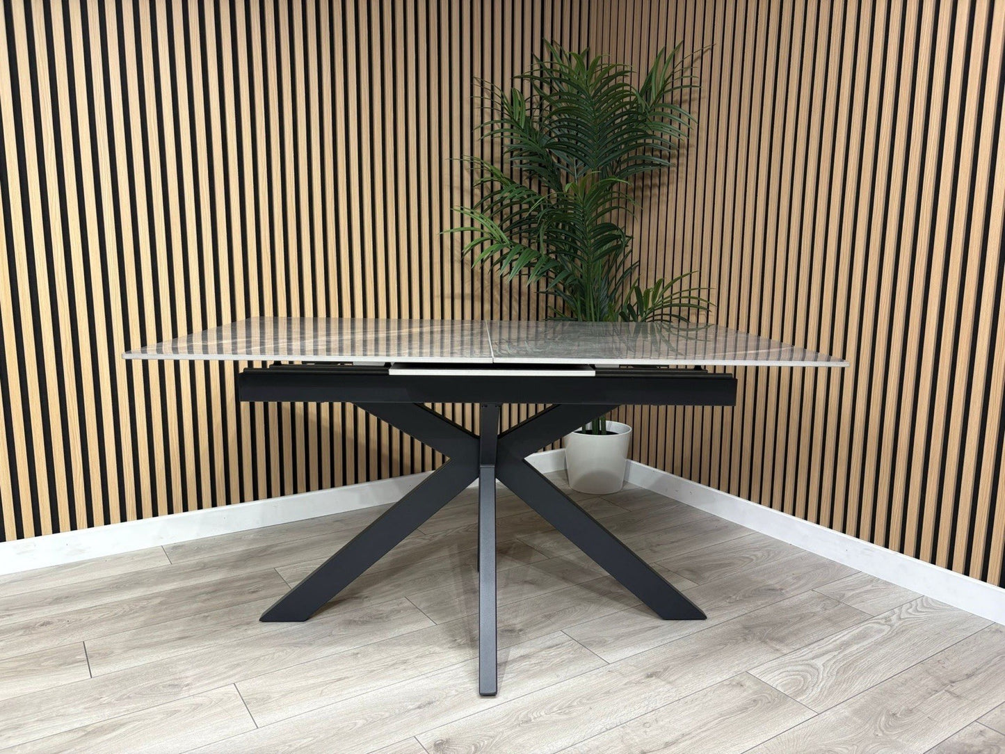 NEXT Sample - CRETE Marble Effect Extendable Dining Table  - RRP £899