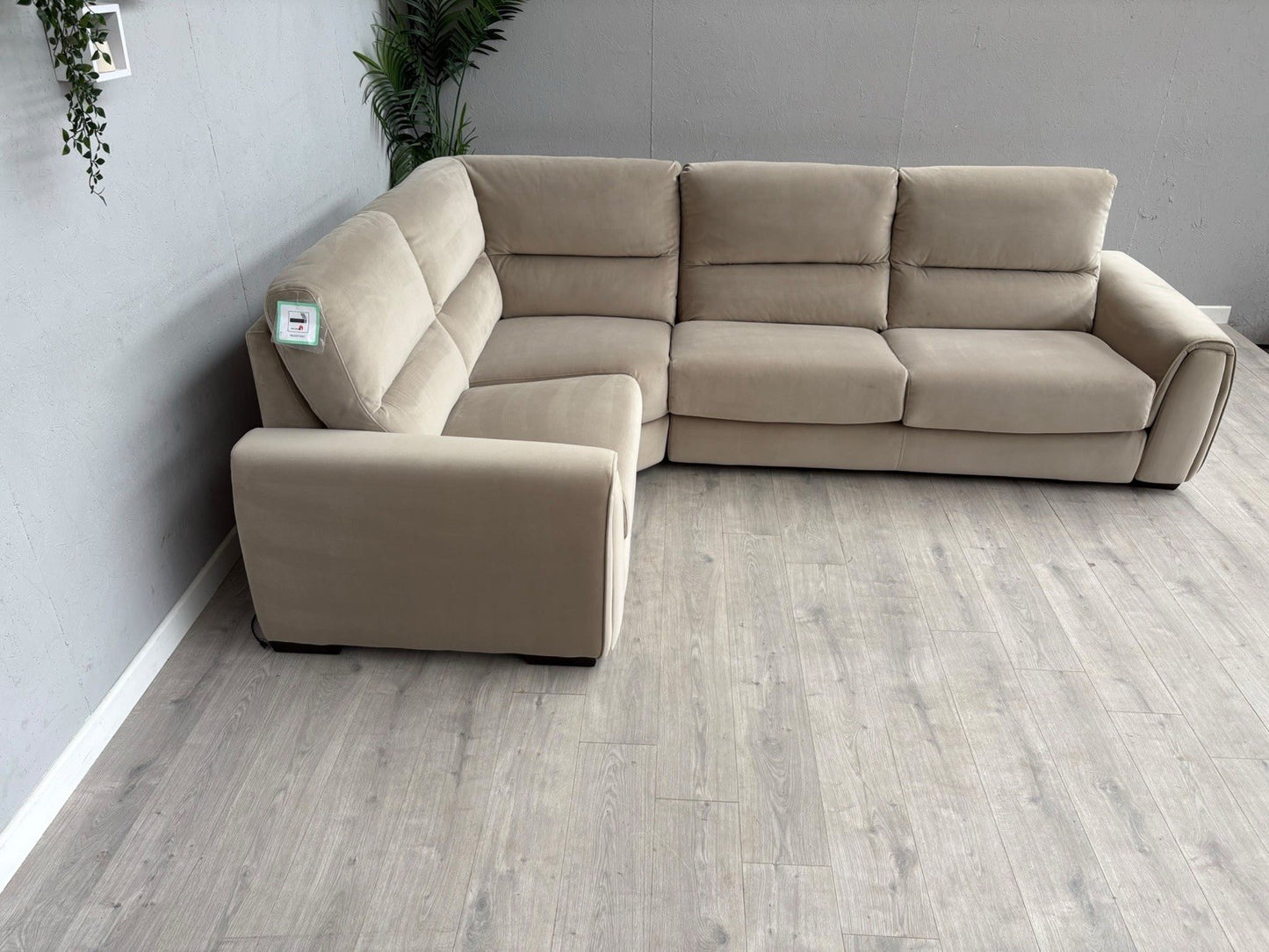 F.V Flex LHF Corner Sofa Bed with Power Recliner & Storage Arms - RRP £2945