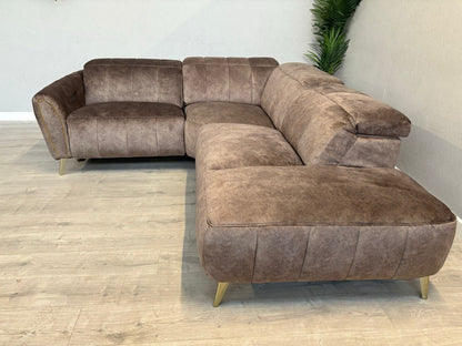 DFS Lidia Left Hand Facing Open Chaise Power Recliner Corner Sofa - RRP £1899