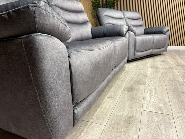 DFS Toledo Fabric 3+2 Seater Power Sofa Set RRP £2598