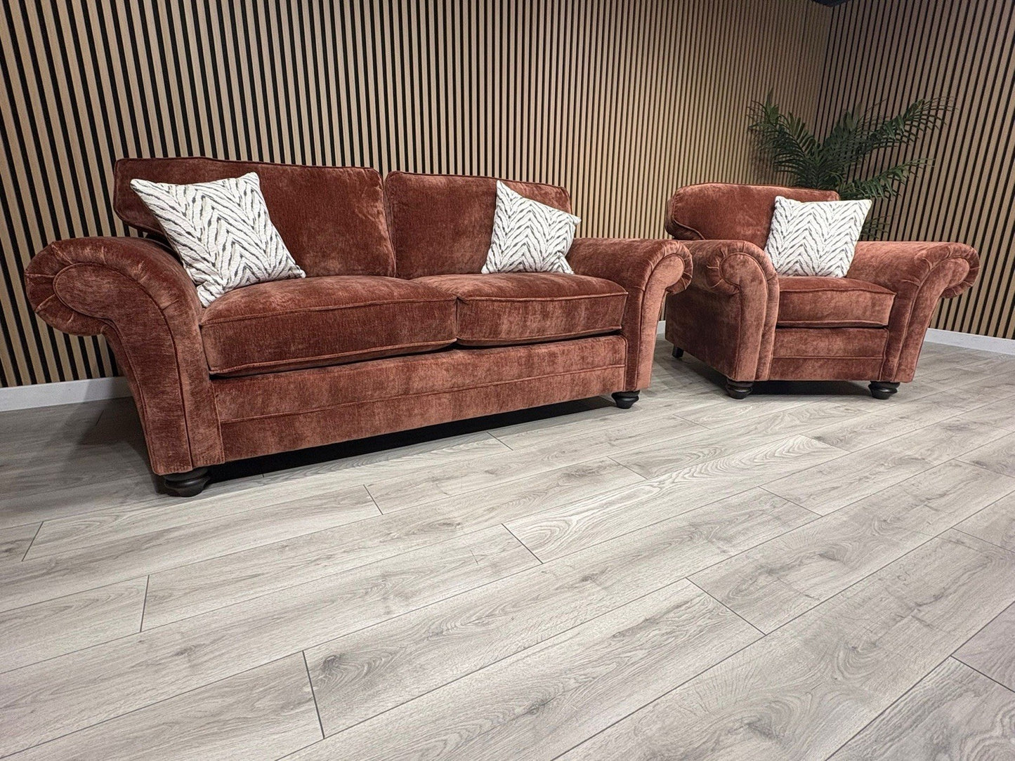New BLENHEIM Fabric 3 Seater + Armchair - RRP £2790
