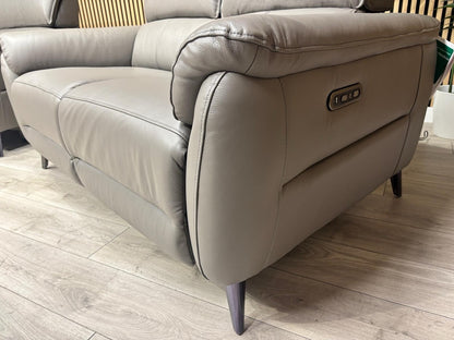 Furniture Village JUDE Style Leather 3 + 2 Seater Power Sofa Set - RRP £4,690