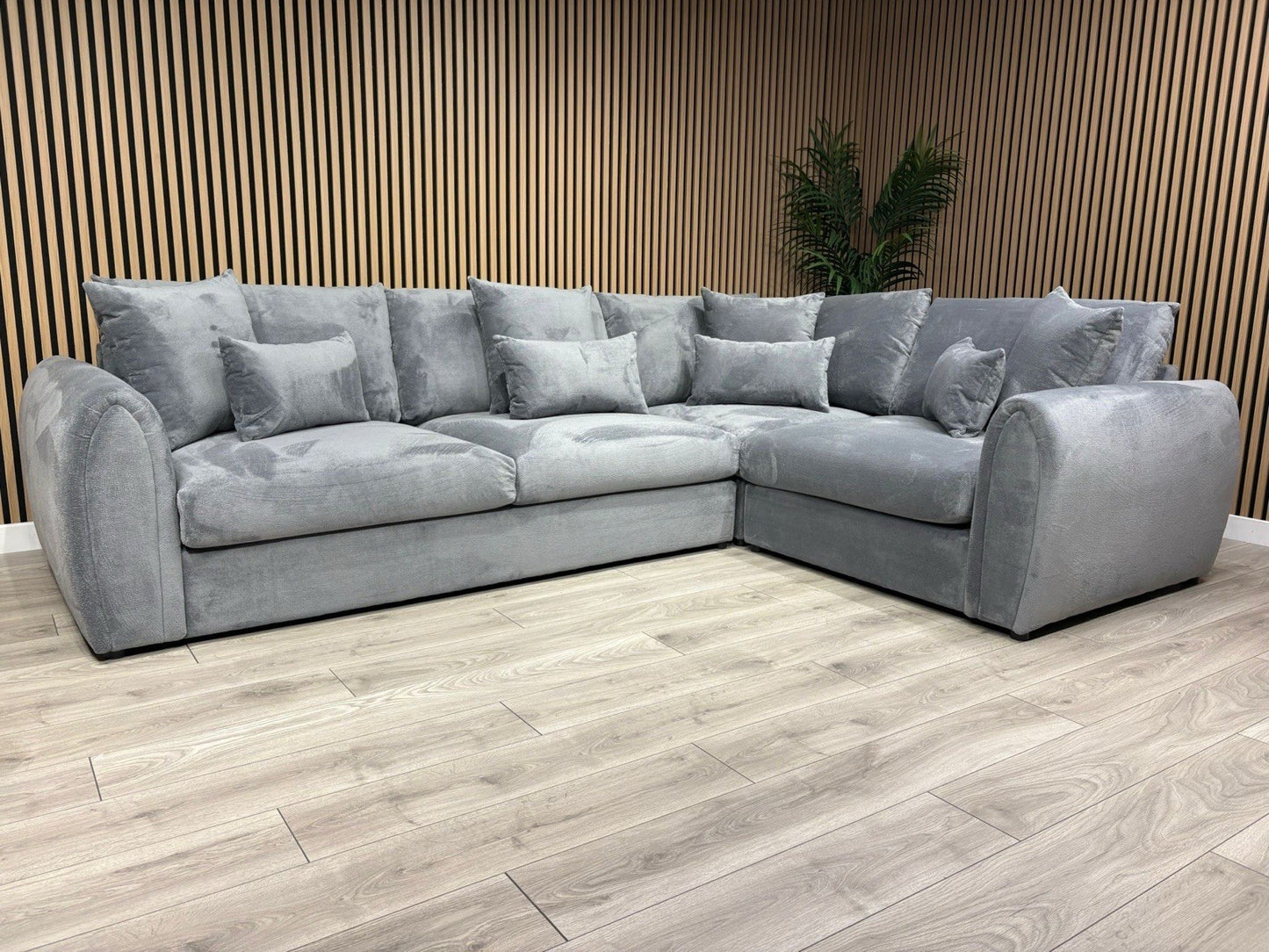 Sofology MARBLE ARCH Style Fabric RHF Corner Sofa, Grey - RRP £3,599