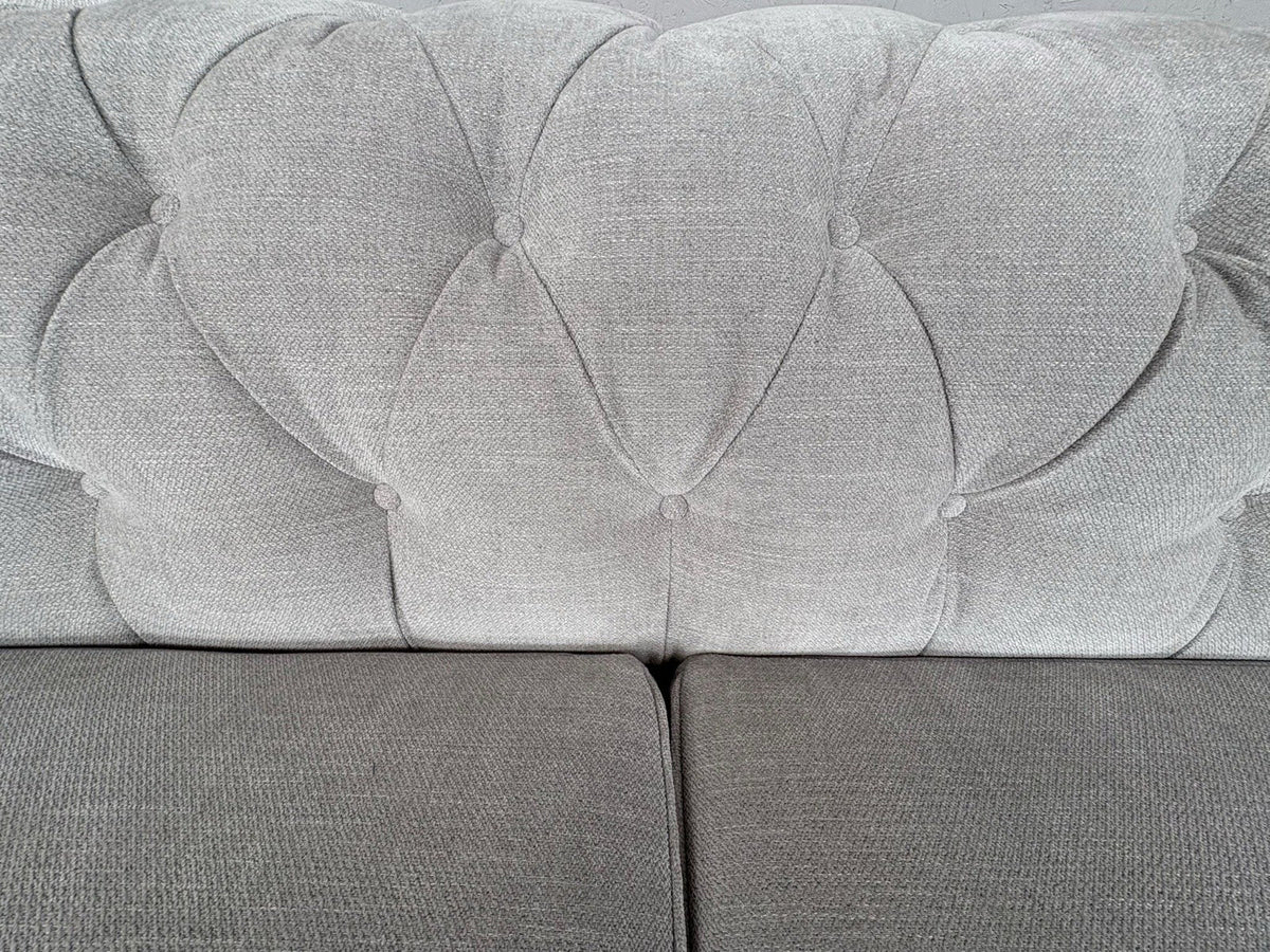 DFS Holbrook Chesterfield Fabric 3 Seater Sofa RRP £699