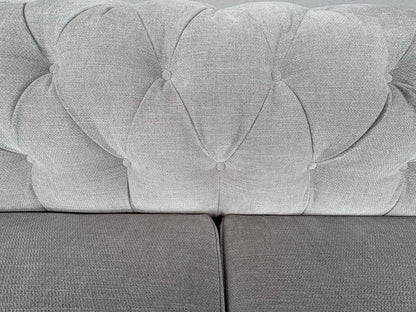 DFS Holbrook Chesterfield Fabric 3 Seater Sofa RRP £699