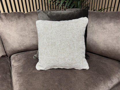 DEVINE Glamour Large Fabric 2 Corner 2 Sofa, Gemini Chocolate - RRP £2,695