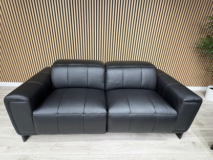 MARELLA 3 Seater + 2 Seater Power Recliner Leather Sofa Set RRP £4399