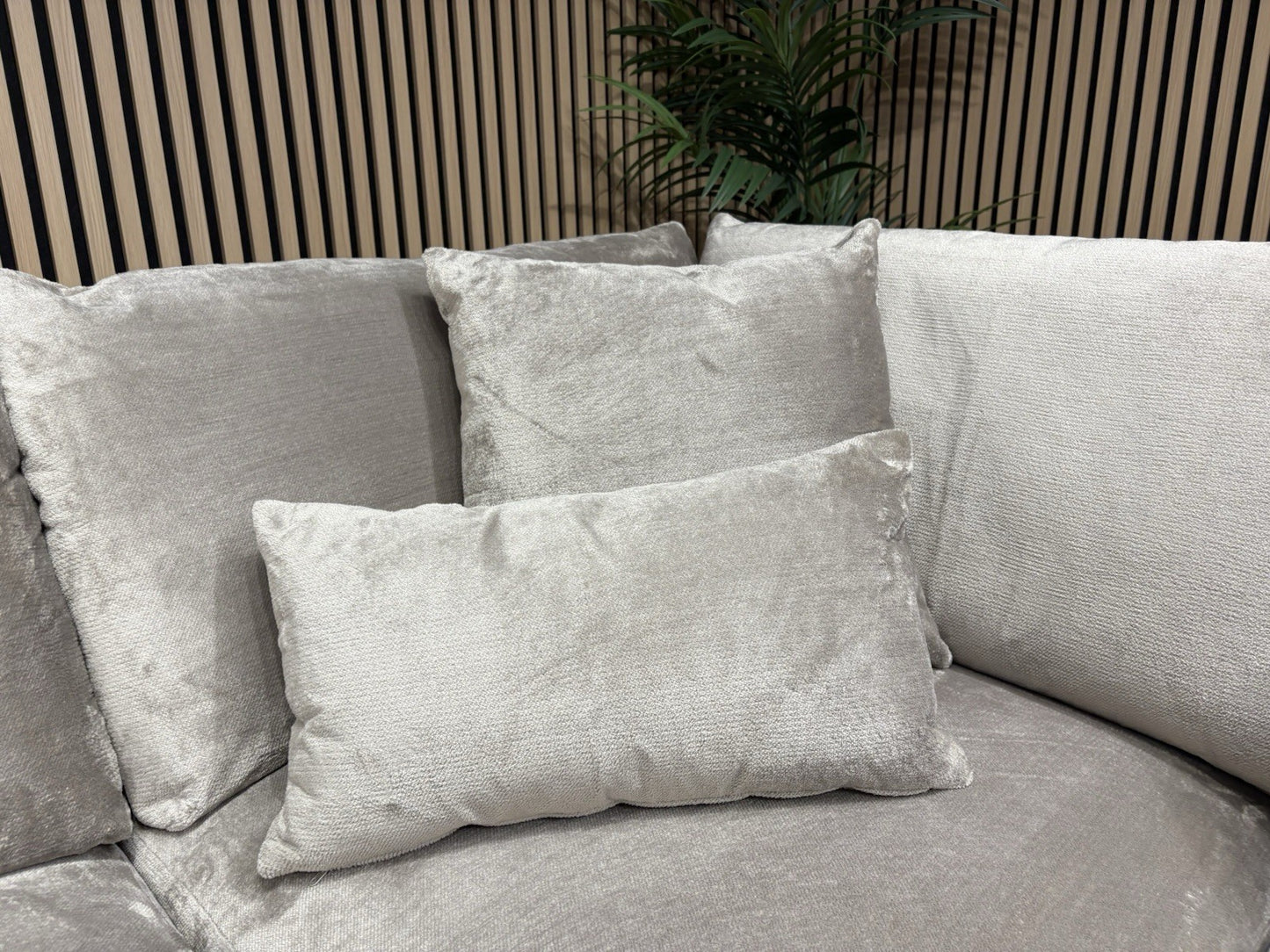 Sofology MARBLE ARCH Style Fabric RHF Corner Sofa, Beige - RRP £3,599