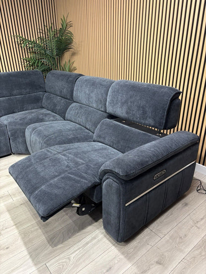Furniture Village ECLIPSE Style Large Fabric Power Recliner Corner - RRP £3,995