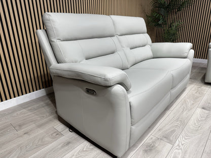 TREND Leather 3 + 2 Seater Power Sofa Set - RRP £4595