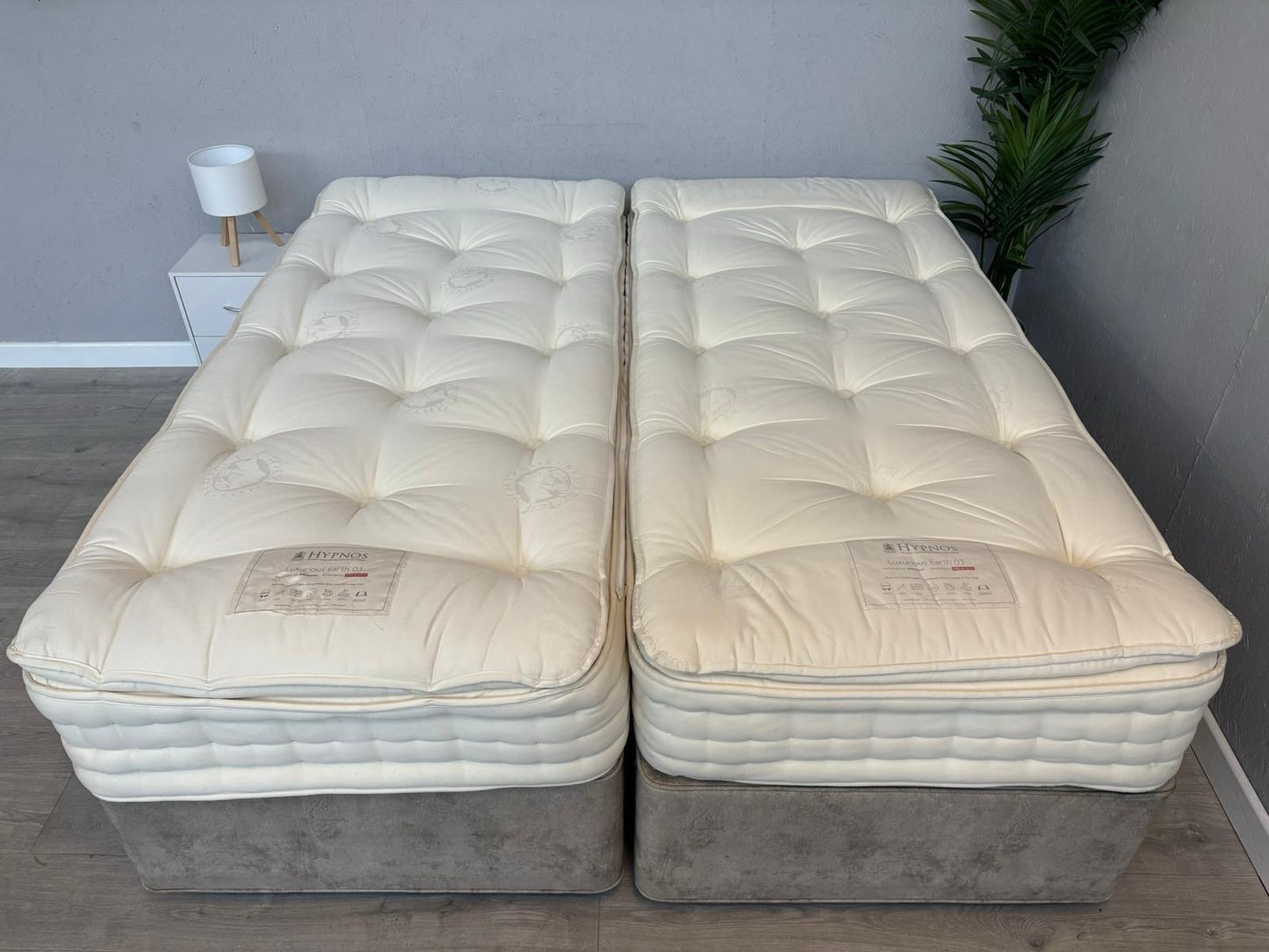 Hypnos Luxurious Earth 03 6ft Superking Mattress Zip and Link - RRP £3,899