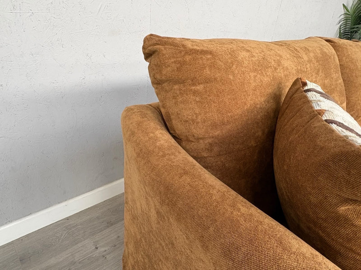 Sofology HALSTON Style Fabric RHF Chaise Corner Sofa + Foostool - RRP £2,898