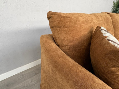 Sofology HALSTON Style Fabric RHF Chaise Corner Sofa + Foostool - RRP £2,898