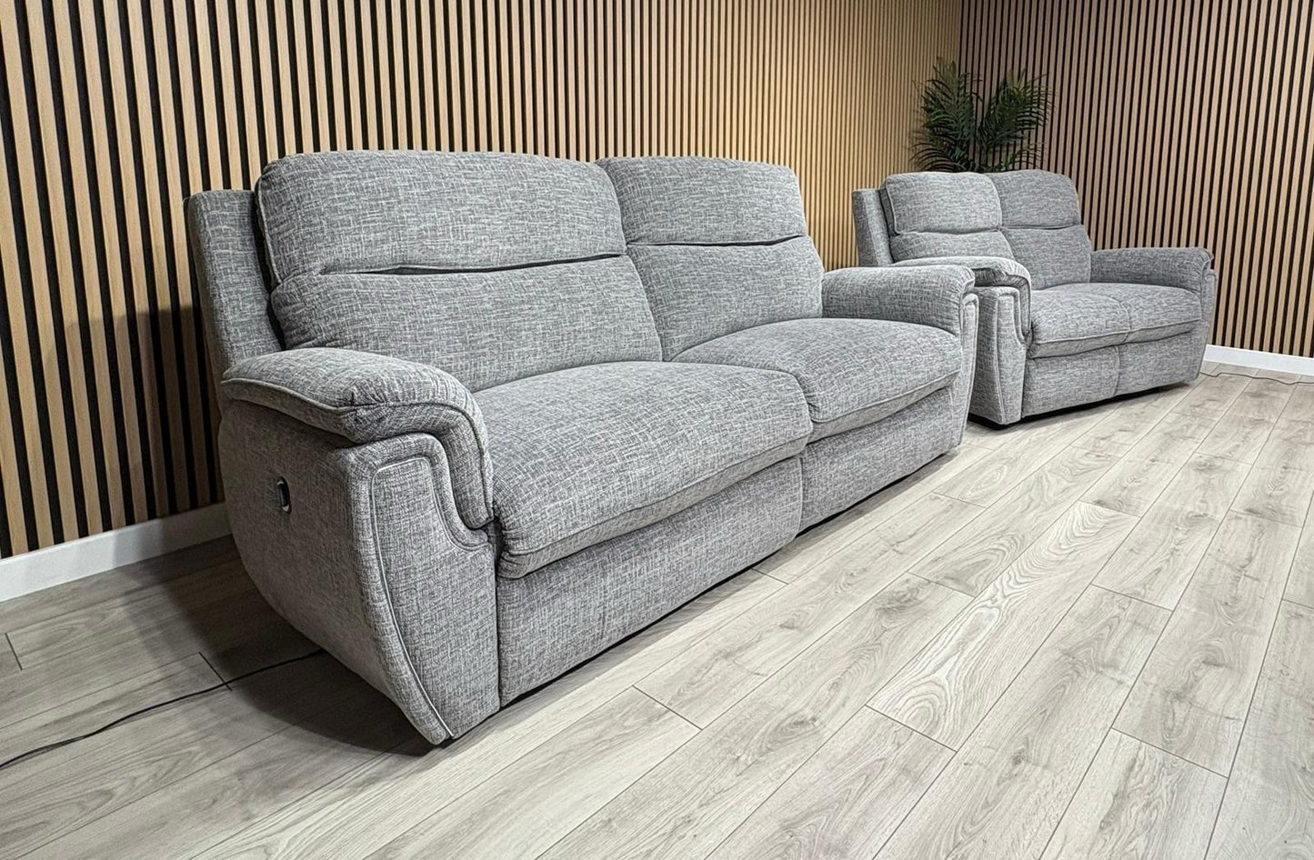 SCS Ashton Fabric Power Recliner 3 + 2 Seater Sofa Set - RRP £2998