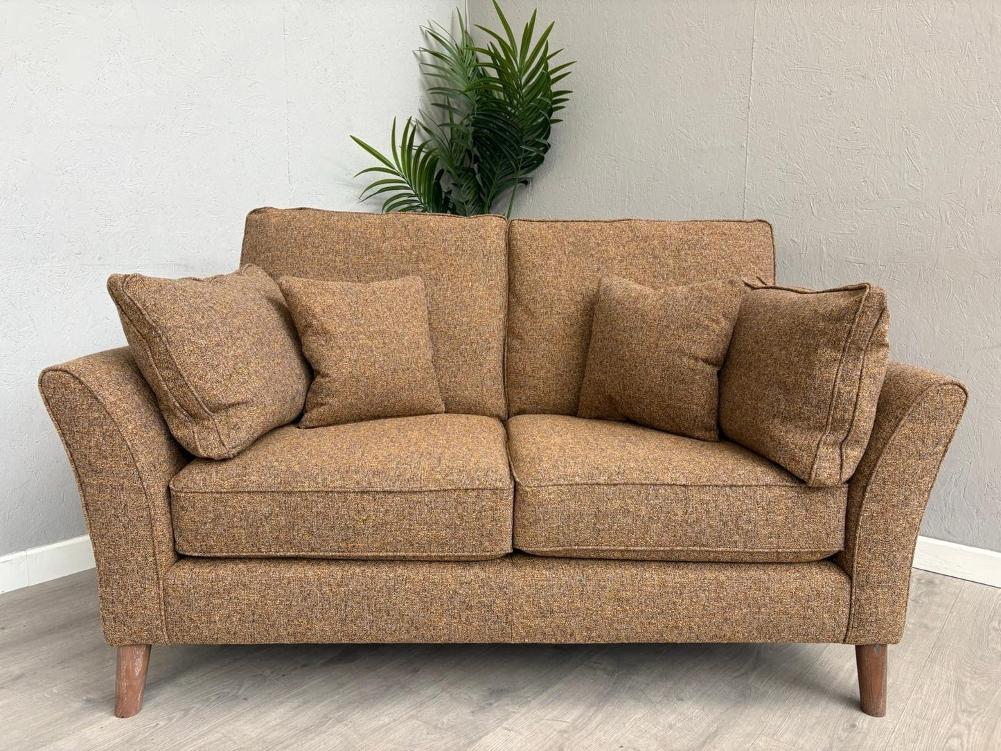 Westbridge DIXIE Small Fabric 2 Seater Sofa, Ochre - RRP £1,899