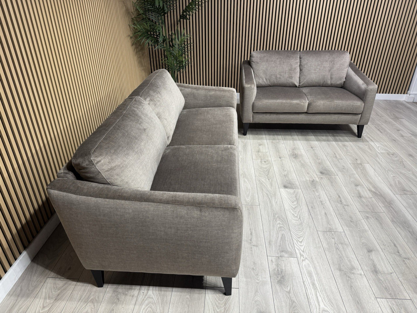John Lewis BAILEY Style Fabric 3 Seater + 2 Seater Sofa Set, Stone - RRP £2,978