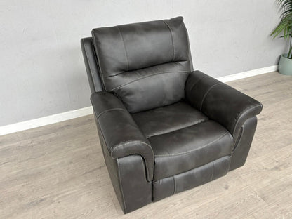 DFS Evander Faux Leather Power Recliner Armchair - RRP £899
