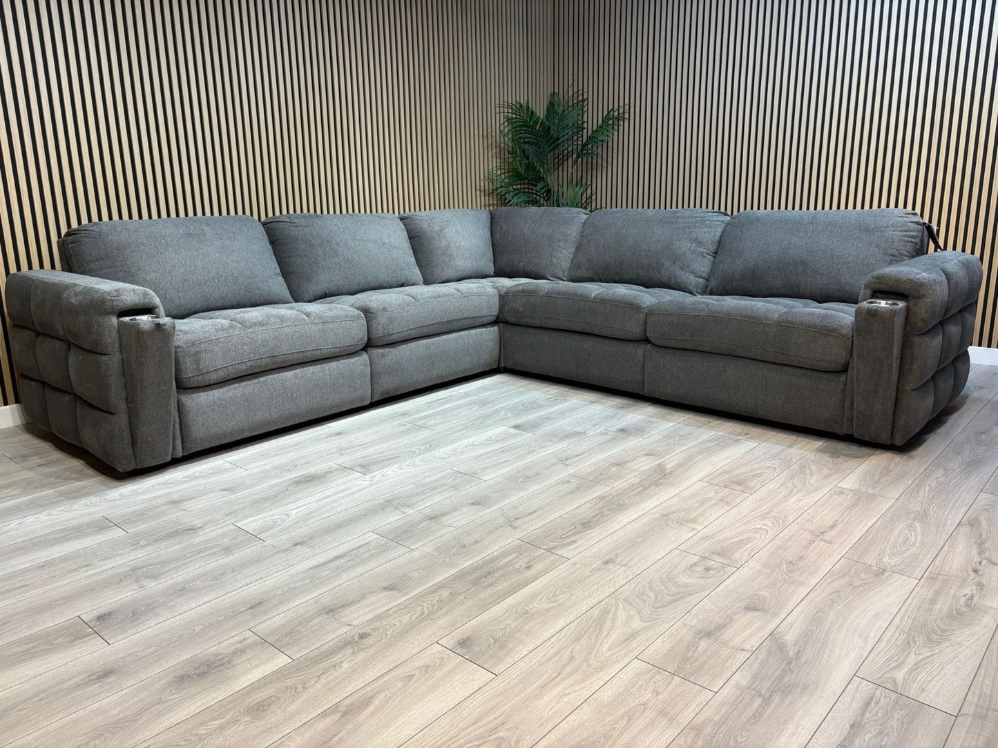 DFS - MAVAM Modular Premium Fabric Large 2 Corner 2 Sofa + Footstool - RRP £3699